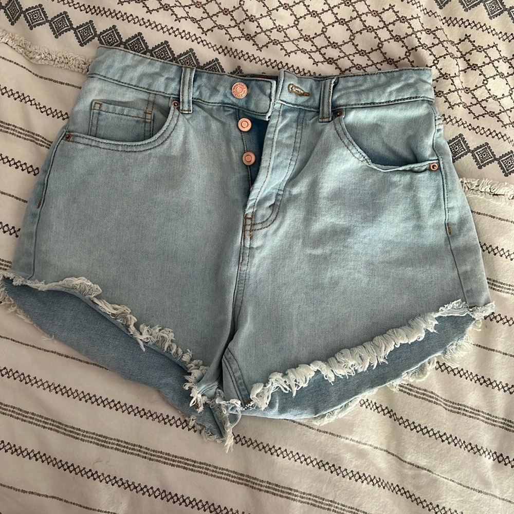 High rise Jean shorts